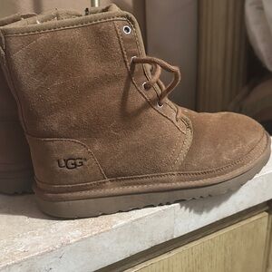 UGG Chestnut Suede Ankle Boots